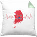 Seoul Kissen mit Füllung 40x40 Geschenk Südkorea South Korea Kpop Geschenkidee (Grau) Grün Trendation