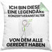 Konzertveranstalter Geschenk Kissen mit Füllung 40x40 Lustige Geschenkidee Geburtstag für Konzertveranstalter Ich Bin Dieser Legendäre Konzertveranstalter Von Dem Alle Geredet Haben (Grau) Grün Trendation
