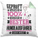 Hundeausführer Geschenk Lustiger Spruch für Hundeausführer Geschenkidee Bester Hundeausführer Der WeltKissen mit Füllung 40x40 (Grau) Grün Trendation