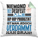 Hip-Hop-Produzent Geschenk Kissen mit Füllung 40x40 Lustige Geschenkidee für Hip-Hop-Produzent Geburtstag Niemand Ist Perfekt Aber Als Hip-Hop-Produzent Ist Man Nah Dran (Grau) Grün Trendation