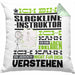 Slackline-Instruktor Geschenk Kaffee-Kissen mit Füllung 40x40 Geschenkidee für Slackline-Instruktor Ich Bin Slackline-Instruktor Ich Kann Es Dir Erklären Jedoch Nicht Für Dich Verstehen Spruch Lustig (Grau) Grün Trendation