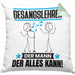 Gesangslehrer Kissen mit Füllung 40x40 Geschenk für Gesangslehrer Der Mann Der Alles Kann Geschenkidee zum Geburtstag (Grau) Grün Trendation