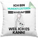 Hundeflüsterer Geschenk Kissen mit Füllung 40x40 Lustiger Spruch Ich Bin Hundeflüsterer Warum Weil Ich Es Kann Geschenkidee Bester Hundeflüsterer Geburtstag (Grau) Grün Trendation