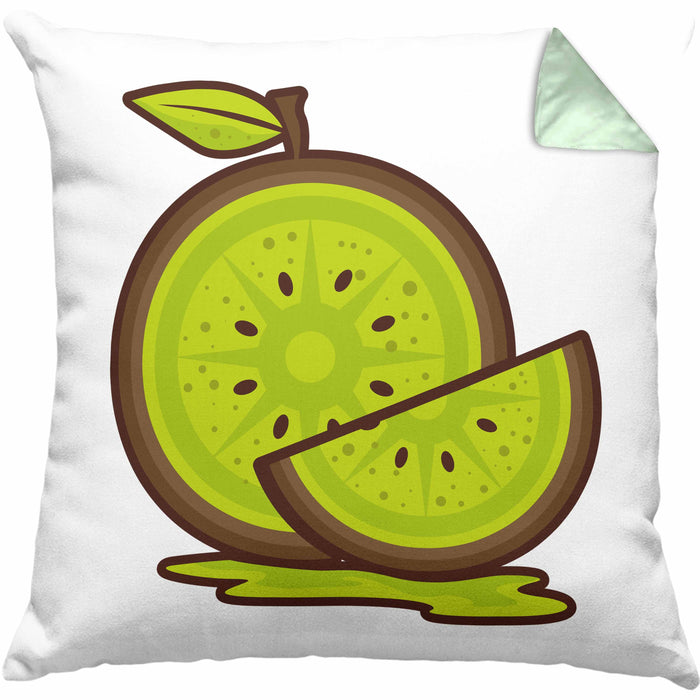 Kissen mit Füllung 40x40 für echte Kiwi Fans - Lustiges Geschenk mit Spruch (Grau) Grün Trendation