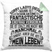Ehemann Kissen mit Füllung 40x40 Geschenk Hochzeitstag Spaß Geschenkidee Jahrestag Sorry Ladys Dieser Mann Ist Schon An Eine Fantastische Ehefrau Vergeben (Grau) Grün Trendation