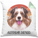 Australian Shepherd Besitzer Kissen mit Füllung 40x40 Geschenk Lustiger Spruch Geschenkidee Australian Shepherd Mama Papa (Grau) Grün Trendation