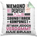 Soundtrack-Komponist Geschenk Kissen mit Füllung 40x40 Lustige Geschenkidee für Soundtrack-Komponist Geburtstag Niemand Ist Perfekt Aber Als Soundtrack-Komponist Ist Man Nah Dran (Grau) Grün Trendation