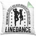 Lustige Kissen mit Füllung 40x40 für Line Dance Fans Spruch Line Dance Tänzerin (Grau) Grün Trendation