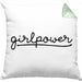 Girlpower Kissen mit Füllung 40x40 für Frauen Mädchen Geschenk (Grau) Grün Trendation