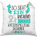 Katzenspielzeug-Designer Kissen mit Füllung 40x40 So Sieht Ein Richtig Cooler Katzenspielzeug-Designer Aus Geschenk Lustiger Spruch Geschenkidee (Grau) Grün Trendation