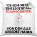 Schwiegerenkel Geschenk Kissen mit Füllung 40x40 Lustige Geschenkidee Geburtstag für Schwiegerenkel Ich Bin Dieser Legendäre Schwiegerenkel Von Dem Alle Geredet Haben (Grau) Grün Trendation