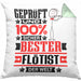 Flötist Geschenk Lustiger Spruch für Flötist Geschenkidee Bester Flötist Der WeltKissen mit Füllung 40x40 (Grau) Grün Trendation