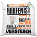 Harfenist Geschenk Kissen mit Füllung 40x40 Lustige Geschenkdiee für einen Harfenist Geburtstag Ich Bin Harfenist Ich Kann Es Dir Erklären Aber Nicht Für Dich Verstehen (Grau) Grün Trendation