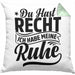 Ehemann Kissen mit Füllung 40x40 Geschenk Ehefrau Geschenkidee Du Hast Recht Ich Hab Meine Ruhe Geschenkidee Arbeitskollege (Grau) Grün Trendation