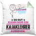 Kajaklehrer Geschenk Kissen mit Füllung 40x40 So Gut Kann Nur Ein Kajaklehrer Aussehen Geschenkidee (Grau) Grün Trendation