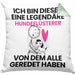 Hundeflüsterer Geschenk Kissen mit Füllung 40x40 Lustige Geschenkidee Geburtstag für Hundeflüsterer Ich Bin Dieser Legendäre Hundeflüsterer Von Dem Alle Geredet Haben (Grau) Grün Trendation