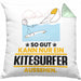 Kitesurfer Geschenk Kissen mit Füllung 40x40 So Gut Kann Nur Ein Kitesurfer Aussehen Geschenkidee (Grau) Grün Trendation