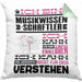 Musikwissenschaftler Geschenk Kissen mit Füllung 40x40 Lustige Geschenkdiee für einen Musikwissenschaftler Geburtstag Ich Bin Musikwissenschaftler Ich Kann Es Dir Erklären Aber Nicht Für Dich Verstehen (Grau) Grün Trendation