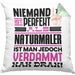 Naturmaler Geschenk Kissen mit Füllung 40x40 Lustige Geschenkidee für Naturmaler Geburtstag Niemand Ist Perfekt Aber Als Naturmaler Ist Man Nah Dran (Grau) Grün Trendation