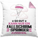 Fallschirmspringer Geschenk Kissen mit Füllung 40x40 So Gut Kann Nur Ein Fallschirmspringer Aussehen Geschenkidee (Grau) Rosa Trendation