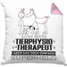 Tierphysiotherapeut Geschenk Kissen mit Füllung 40x40 Ich Bin Tierphysiotherapeut Aber Sag Doch Einfach Superheld Lustige Geschenkdiee für Tierphysiotherapeut (Grau) Rosa Trendation