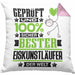 Eiskunstläufer Geschenk Lustiger Spruch für Eiskunstläufer Geschenkidee Bester Eiskunstläufer Der WeltKissen mit Füllung 40x40 (Grau) Rosa Trendation