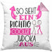 Judoka Kissen mit Füllung 40x40 Geschenk So Sieht Ein Richtig Cooler Judoka Aus Geschenkidee Spruch Lustig (Grau) Rosa Trendation