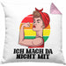 Lustige Feministen Kissen mit Füllung 40x40 Geschenk für starke Frauen Frauenpower Feminismus (Grau) Rosa Trendation