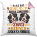 Berner Sennenhund Besitzer Kissen mit Füllung 40x40 Geschenk Lustiger Spruch Geschenkidee Was Ist Besser Als Ein Berner Sennenhund (Grau) Rosa Trendation