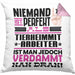 Tierheimmitarbeiter Geschenk Kissen mit Füllung 40x40 Lustige Geschenkidee für Tierheimmitarbeiter Geburtstag Niemand Ist Perfekt Aber Als Tierheimmitarbeiter Ist Man Nah Dran (Grau) Rosa Trendation