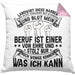 Landwirt Kissen mit Füllung 40x40 Geschenk Diese Narben Sind Echt Geschenkidee Bauer Bauernhof (Grau) Rosa Trendation