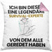 Survival-Experte Geschenk Kissen mit Füllung 40x40 Lustige Geschenkidee Geburtstag für Survival-Experte Ich Bin Dieser Legendäre Survival-Experte Von Dem Alle Geredet Haben (Grau) Rosa Trendation