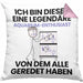 Aquarium-Enthusiast Geschenk Kissen mit Füllung 40x40 Lustige Geschenkidee Geburtstag für Aquarium-Enthusiast Ich Bin Dieser Legendäre Aquarium-Enthusiast Von Dem Alle Geredet Haben (Grau) Rosa Trendation