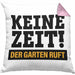 Keine Zeit Kissen mit Füllung 40x40 mit Spruch Garten Hobbygärtner Geschenk Lustig Gärtnerin Geschenkidee Gärtner (Grau) Rosa Trendation