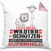 Wildtierschützer Geschenk Kissen mit Füllung 40x40 Ich Bin Wildtierschützer Aber Sag Doch Einfach Superheld Lustige Geschenkdiee für Wildtierschützer (Grau) Rosa Trendation