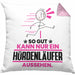Hürdenläufer Geschenk Kissen mit Füllung 40x40 So Gut Kann Nur Ein Hürdenläufer Aussehen Geschenkidee (Grau) Rosa Trendation