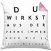 Happy Birthday Kissen mit Füllung 40x40 Du Wirst Aus Der Ferne Immer Noch Wie 21 Geburtstag Geschenkidee Männer Frauen Geschenk zum Geburtstag (Grau) Rosa Trendation
