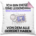 Briefmarkensammler Geschenk Kissen mit Füllung 40x40 Lustige Geschenkidee Geburtstag für Briefmarkensammler Ich Bin Dieser Legendäre Briefmarkensammler Von Dem Alle Geredet Haben (Grau) Rosa Trendation