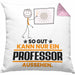 Professor Geschenk Kissen mit Füllung 40x40 So Gut Kann Nur Ein Professor Aussehen Geschenkidee (Grau) Rosa Trendation