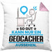 Geocacher Geschenk Kissen mit Füllung 40x40 So Gut Kann Nur Ein Geocacher Aussehen Geschenkidee (Grau) Rosa Trendation