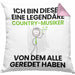 Country-Musiker Geschenk Kissen mit Füllung 40x40 Lustige Geschenkidee Geburtstag für Country-Musiker Ich Bin Dieser Legendäre Country-Musiker Von Dem Alle Geredet Haben (Grau) Rosa Trendation