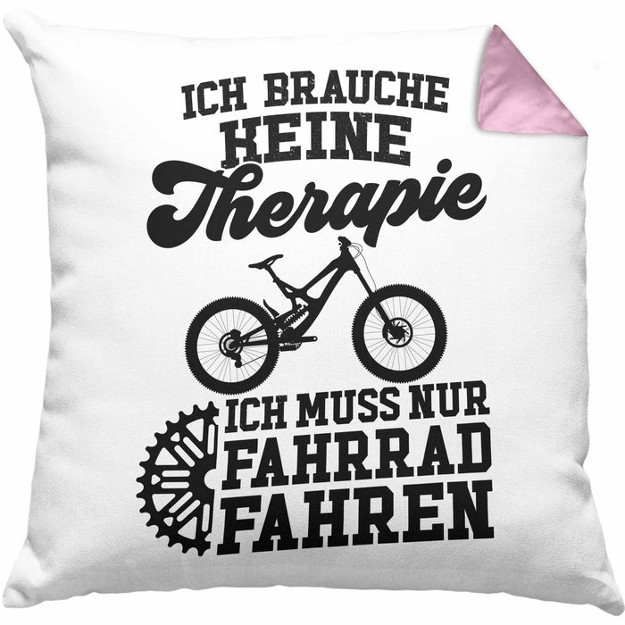 geschenke rennrad Fahrrad Radfahrer Geschenk Rennrad Bike Geschenkideen Kissen mit Füllung 40x40 Fahrradfahrer Therapie — TrendationStore