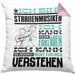 Straßenmusiker Geschenk Kissen mit Füllung 40x40 Geschenkidee für Straßenmusiker Geburtstag Lustig Ich Bin Straßenmusiker Ich Kann Es Dir Erklären Aber Nicht Für Dich Verstehen (Grau) Rosa Trendation