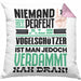 Vogelschützer Geschenk Kissen mit Füllung 40x40 Lustige Geschenkidee für Vogelschützer Geburtstag Niemand Ist Perfekt Aber Als Vogelschützer Ist Man Nah Dran (Grau) Rosa Trendation