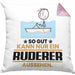 Ruderer Geschenk Kissen mit Füllung 40x40 So Gut Kann Nur Ein Ruderer Aussehen Geschenkidee (Grau) Rosa Trendation