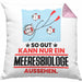 Meeresbiologe Geschenk Kissen mit Füllung 40x40 So Gut Kann Nur Ein Meeresbiologe Aussehen Geschenkidee (Grau) Rosa Trendation