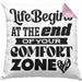 Entrepreneur Kissen mit Füllung 40x40 Entrepreneurship Geschenk Spruch Motivation Idee Sprüche Geschenkidee (Grau) Rosa Trendation
