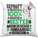 Musikgeschäftsinhaber Geschenk Lustiger Spruch für Musikgeschäftsinhaber Geschenkidee Bester Musikgeschäftsinhaber Der WeltKissen mit Füllung 40x40 (Grau) Rosa Trendation