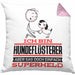 Hundeflüsterer Geschenk Kissen mit Füllung 40x40 Ich Bin Hundeflüsterer Aber Sag Doch Einfach Superheld Lustige Geschenkdiee für Hundeflüsterer (Grau) Rosa Trendation