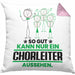 Chorleiter Geschenk Kissen mit Füllung 40x40 So Gut Kann Nur Ein Chorleiter Aussehen Geschenkidee (Grau) Rosa Trendation